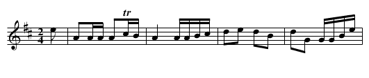 John Campbell - staff notation