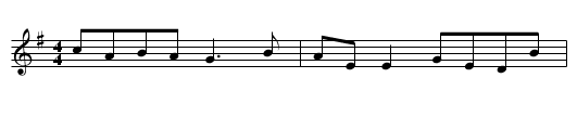 John Carty's - staff notation