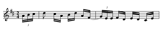 John Dimond's Reel - staff notation