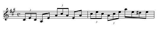 John Dogherty's - staff notation