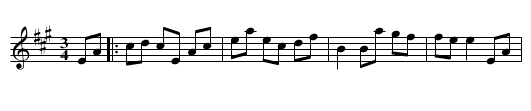 John Doherty's Mazurka - staff notation