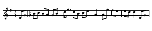 John Doherty's Mazurka - staff notation