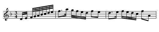 John Dwyre of the Glyn [1] - staff notation