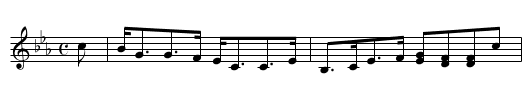 John French's Compliments to Mr. Nathaniel Gow - staff notation