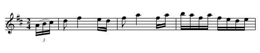 John H Stuntz Quickstep - staff notation
