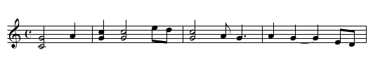 John Henry - staff notation