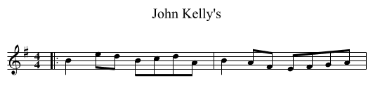 John Kelly's - staff notation