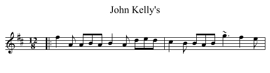 John Kelly's - staff notation