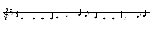 John MacAnanty's Courtship - staff notation