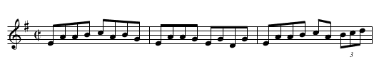 John McGinley's - staff notation