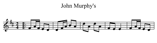 John Murphy's - staff notation