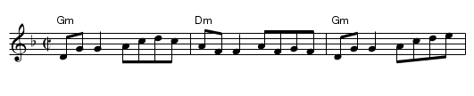 John Naughton's Reel - staff notation