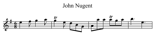 John Nugent - staff notation