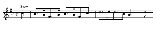 John o’ Badenyon - staff notation