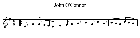 John O'Connor - staff notation