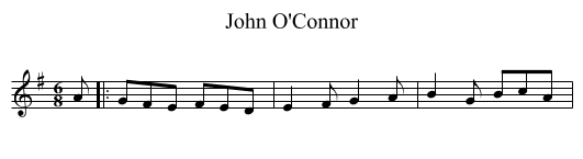 John O'Connor - staff notation