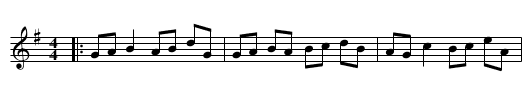 John of Bon Accord - staff notation