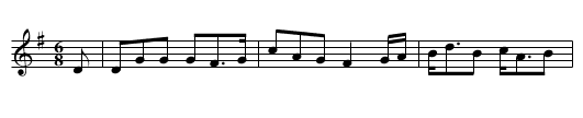 John O'Reilly the Active - staff notation