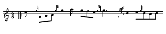 JOHN PATERSON'S MARE - staff notation