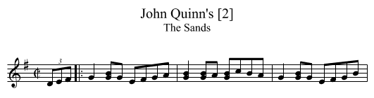 John Quinn's [2] - staff notation
