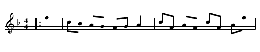 John Ray Stewart - staff notation