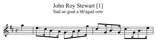 John Roy Stewart [1] - staff notation