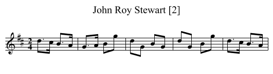 John Roy Stewart [2] - staff notation