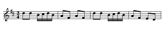 John Ryan's Polka - staff notation