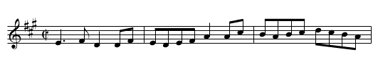 John Sharp's Hornpipe - staff notation