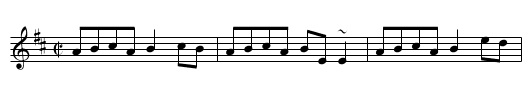 John Stenson's #2 - staff notation