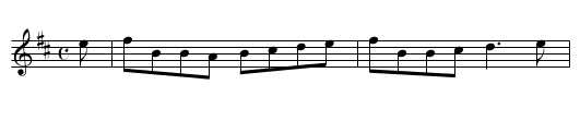 John Stenson's No. 1 - staff notation