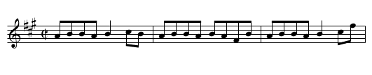 John Stenson's No. 2 - staff notation