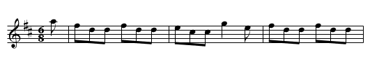 John The Blacksmith    (jig)    0875 - staff notation