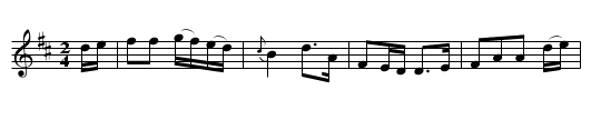 Johnie's Grey Breeks. for the Ger: Flute - staff notation