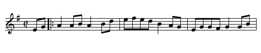 Johnnie Cope - staff notation