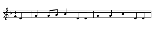 Johnnie of Braidesly - staff notation