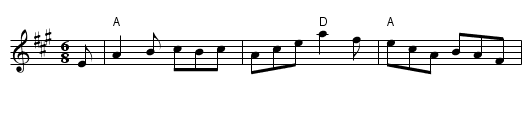 Johnny Dennehy's - staff notation