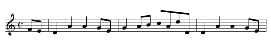 Johnny Doherty's March - staff notation