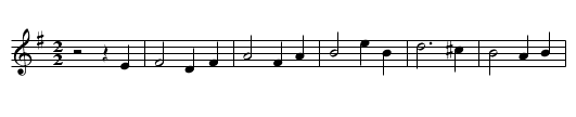 Johnny Doyle - staff notation