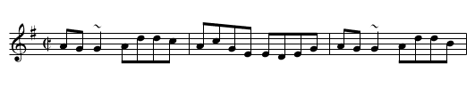 Johnny Going to the Ceili - staff notation
