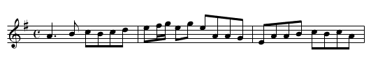 Johnny Hand’s Reel - staff notation