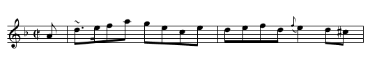 Johnny Lad - staff notation