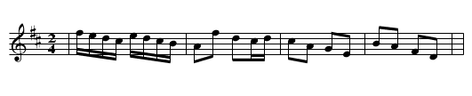 Johnny Leary's - staff notation