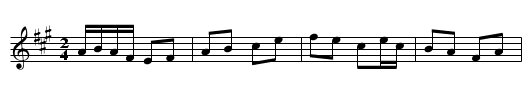 Johnny Leary's - staff notation