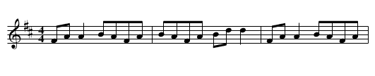 Johnny McIljohn's No.1 - staff notation