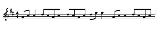 Johnny McIljohn's No.1 - staff notation