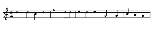 Johnny Randall - staff notation