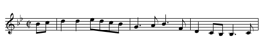 Johnny's Grey Breeks - staff notation