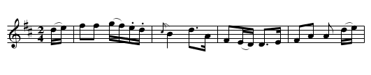 Johnny's Grey Breeks - staff notation
