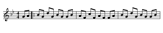Johnny's Wedding - staff notation